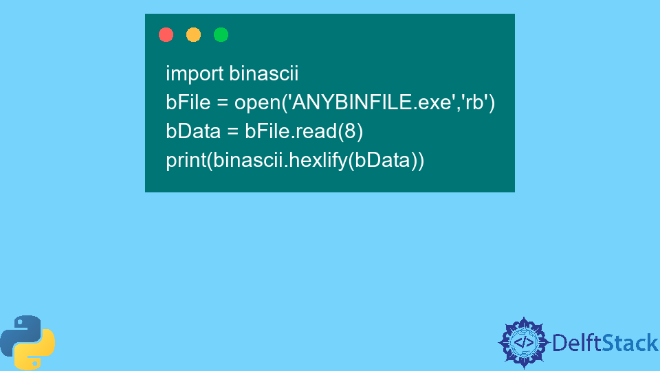 Convert Byte String To Hex Python